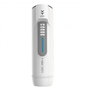 HK LETEN A380 PRO 3RD Generation High Speed Super Power Moaning Interactive Intelligent Heating Retractable Masturbator (Chargeable - White)